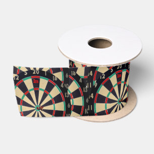 Dartboards Bullseye Pattern Satijnen Lint