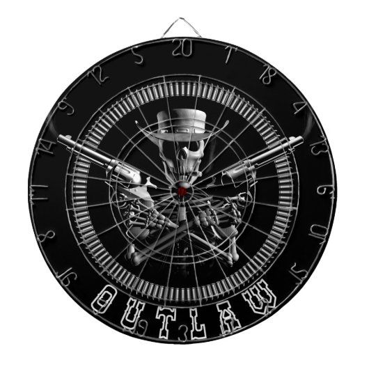 Dartboards van het Skeleton uitzetten Dartbord (Voorkant)