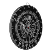 Dartboards van het Skeleton uitzetten Dartbord (Voorkant Links)