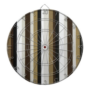 Dartbord Beige Brown Stripe