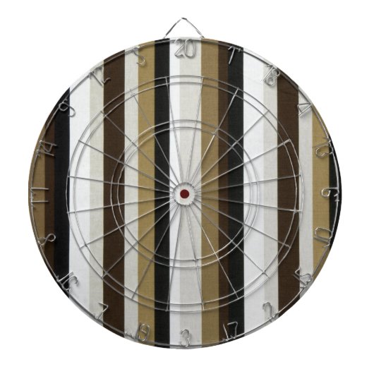 Dartbord Beige Brown Stripe (Voorkant)
