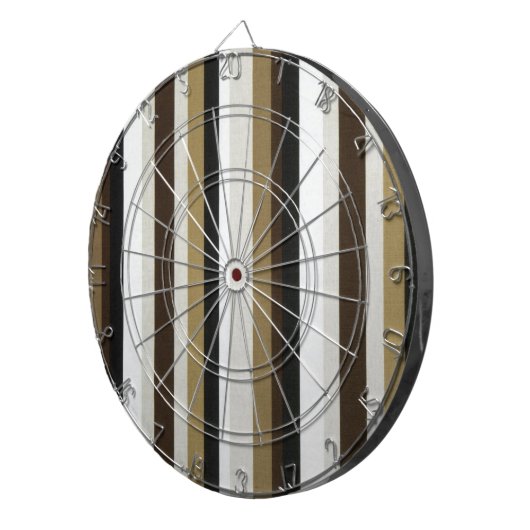 Dartbord Beige Brown Stripe (Voorkant Rechts)