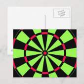 Dartbord Briefkaart (Voorkant / Achterkant)