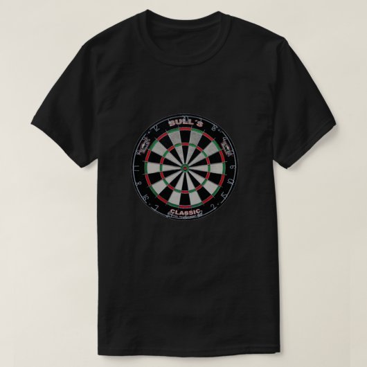 Dartbord Darts T-Shirt (Design voorkant)