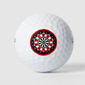 Dartbord Doel Thema Golfballen (Voorkant)