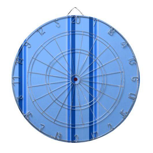 Dartbord met blauwe lijnen (Voorkant)