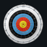 Dartbord met boogschietdoel<br><div class="desc">Verhoog je dartspel met dit unieke boogschietdoel dartbord. Het combineren van het klassieke dartbord ontwerp met een boogschieten twist,  dit bord biedt een leuke en uitdagende twist op een klassiek spel. Perfect voor spelavonden,  feesten of gewoon je doel oefenen.</div>