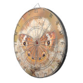Dartbord met buckeye vlinder (Voorkant Rechts)