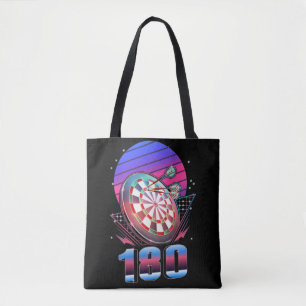 Dartbord met dampgolf, 180 darts tote bag