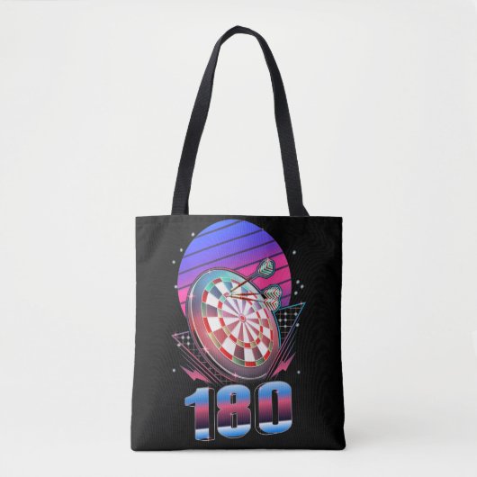Dartbord met dampgolf, 180 darts tote bag (Voorkant)
