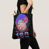 Dartbord met dampgolf, 180 darts tote bag (Dichtbij)