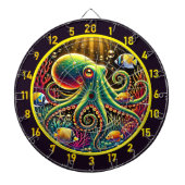 Dartbord met etherische diepten voor octopussen (Voorkant)