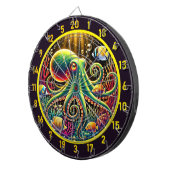 Dartbord met etherische diepten voor octopussen (Voorkant Rechts)