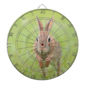 Dartbord met hopping bunny rabbit afbeelding (Voorkant)
