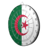 Dartbord met vlag van Algerije (Voorkant Rechts)