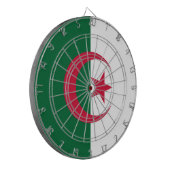 Dartbord met vlag van Algerije (Voorkant Links)