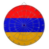 Dartbord met vlag van Armenië (Voorkant)