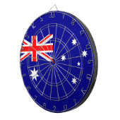 Dartbord met vlag van Australië (Voorkant Rechts)
