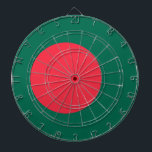 Dartbord met vlag van Bangladesh<br><div class="desc">Voeg een vleugje Bangladesh pride toe aan uw speelkamer met ons exclusieve dartbord met de vlag van Bangladesh! Dit dartbord is met precisie en aandacht voor detail gemaakt en is meer dan alleen een game-accessoire; het is een viering van het erfgoed en de nationale trots van Bangladesh. Het gedurfde ontwerp...</div>