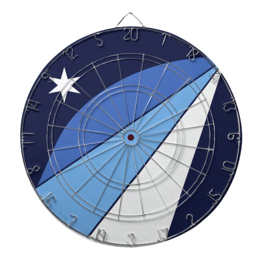 Dartbord met vlag van Columbia, SC (Voorkant)