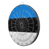 Dartbord met vlag van Estland (Voorkant Rechts)