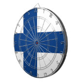 Dartbord met vlag van Finland (Voorkant Rechts)