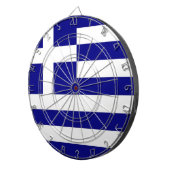 Dartbord met vlag van Griekenland (Voorkant Rechts)