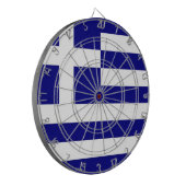 Dartbord met vlag van Griekenland (Voorkant Links)