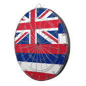 Dartbord met vlag van Hawaï, Verenigde Staten (Voorkant Rechts)