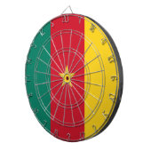 Dartbord met vlag van Kameroen (Voorkant Rechts)