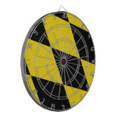 Dartbord met vlag van München, Duitsland (Voorkant Links)