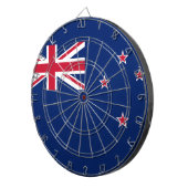 Dartbord met vlag van Nieuw-Zeeland (Voorkant Rechts)