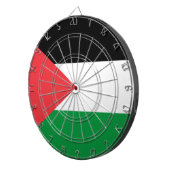 Dartbord met vlag van Palestina (Voorkant Rechts)