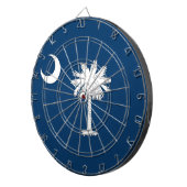 Dartbord met vlag van South Carolina, Verenigde St (Voorkant Rechts)