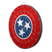 Dartbord met vlag van Tennessee, Verenigde Staten (Voorkant Rechts)