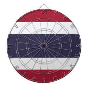 Dartbord met vlag van Thailand