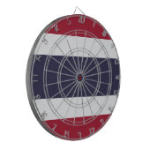 Dartbord met vlag van Thailand (Voorkant Links)