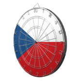 Dartbord met vlag van Tsjechië (Voorkant Rechts)