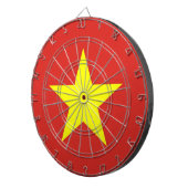 Dartbord met vlag van Vietnam (Voorkant Rechts)