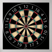 Dartbord Poster (Voorkant)