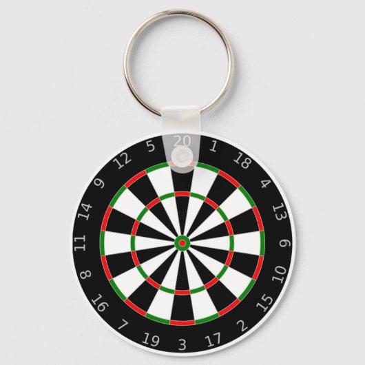 Dartbord Sleutelhanger (Voorkant)