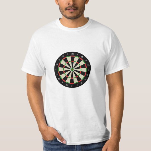 Dartbord T-shirt (Voorkant)