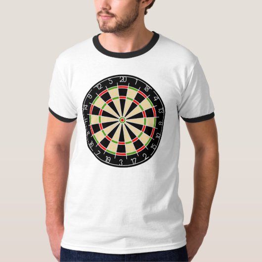 Dartbord T-shirt (Voorkant)