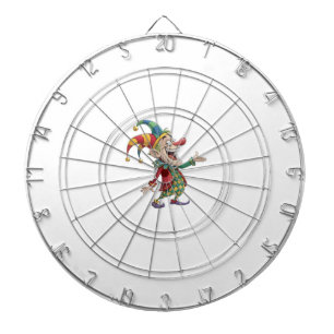 Dartbord Witte Clown