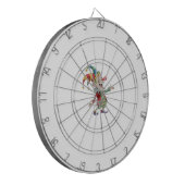 Dartbord Witte Clown (Voorkant Links)