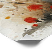 Dartelende Pluim: Een beetje ondeugende konijn Perfect Poster (Hoek)