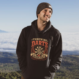 Darten gooien Breaking Hearts - Grappige darter Hoodie
