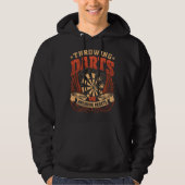 Darten gooien Breaking Hearts - Grappige darter Hoodie (Voorkant)