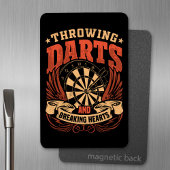Darten gooien en harten breken - Funny Dart Magneet