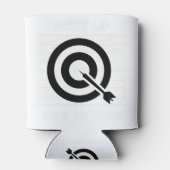 Darten: Hou je mond en gooi. Blikjeskoeler (Achterkant)